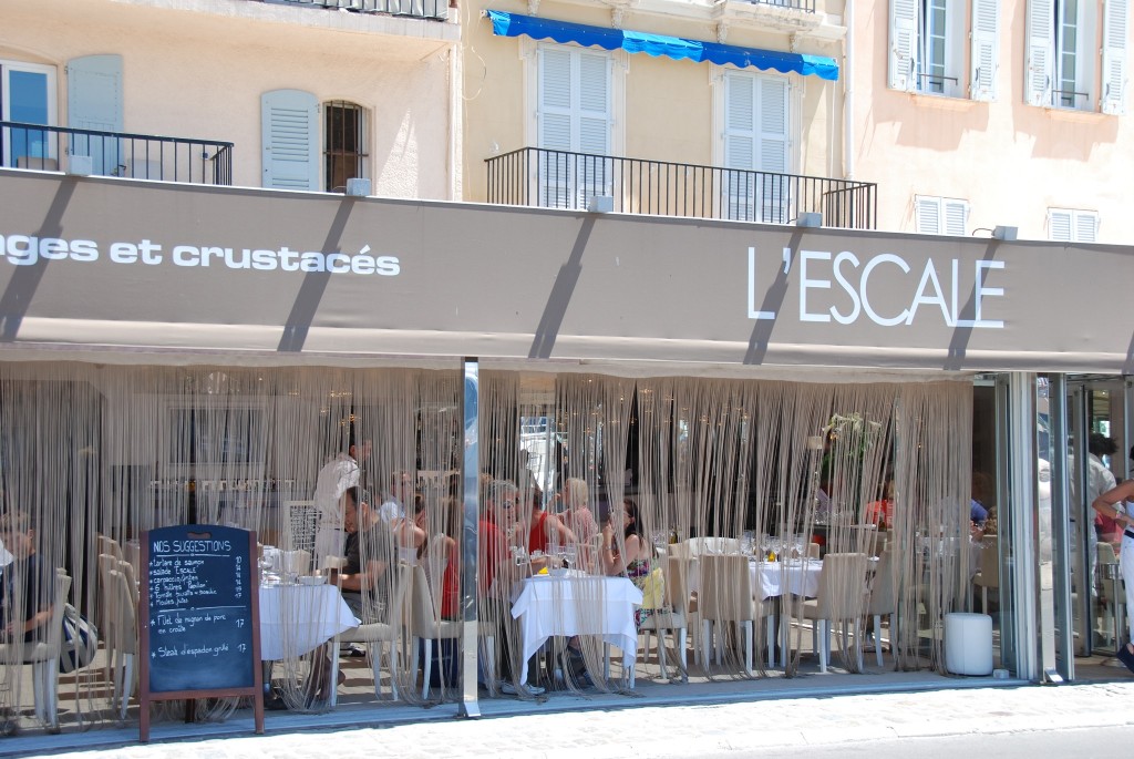 St. Tropez Hafenrestaurant, L´escale St. Tropez, Fashionblog Lieblingsstil, Fashion Blog Lieblingsstil,