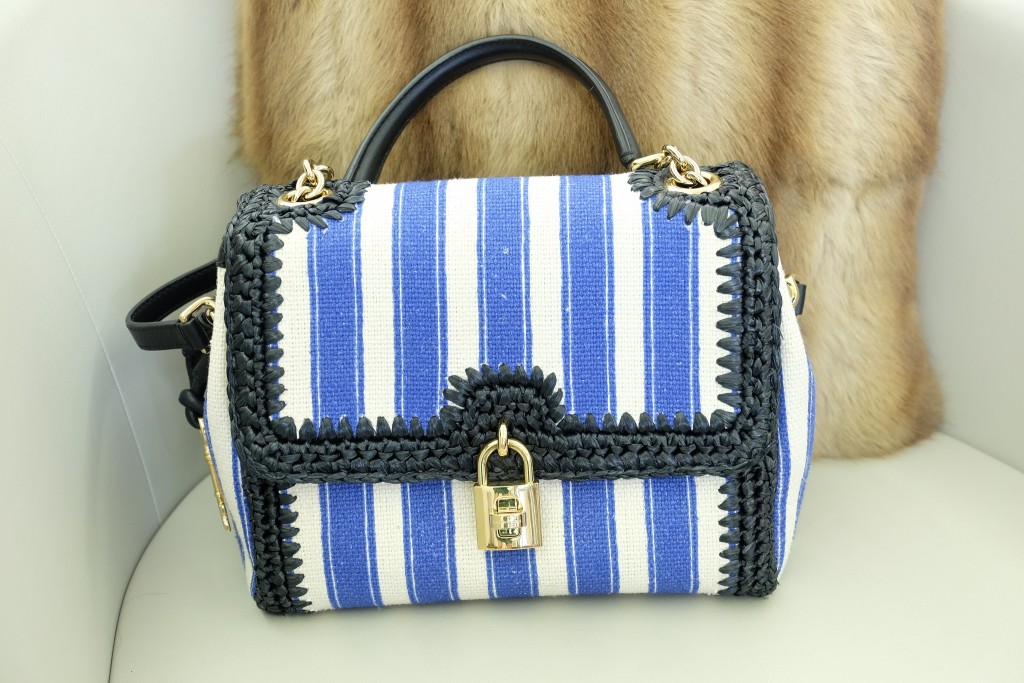 Fluxus Düsseldorf, Vintage Second Hand, Dolce & Gabbana Tasche gestreift, Modeblogger, Fashionblogger, Modeblog, Fashion Blog, Lieblingsstil