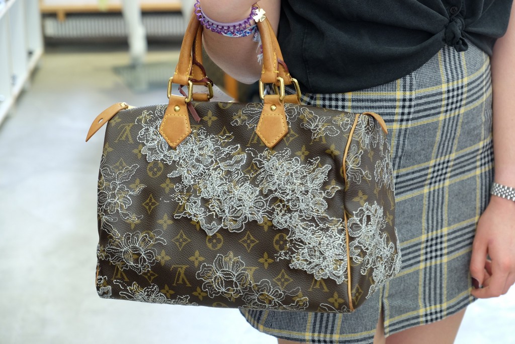 Fluxus Düsseldorf, Vintage Second Hand, Marianne Rogalli, Modeblogger, Fashionblogger, Modeblog, Fashion Blog, Louis Vuitton Tasche Blumen, Lieblingsstil
