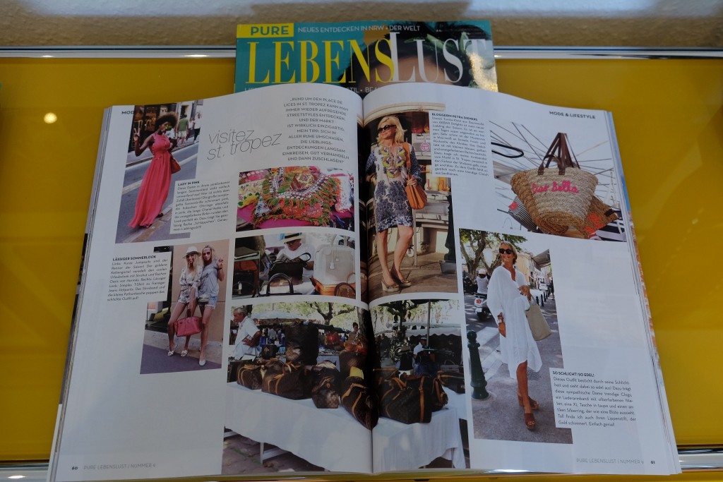 Pure Lebenslust, NRW Magazin, Markt St. Tropez, Modeblog, Fashion Blog, Lifestyle Blog, Street Styles St. Tropez, Ingo Kabutz, Petra Dieners, Lieblingsstil