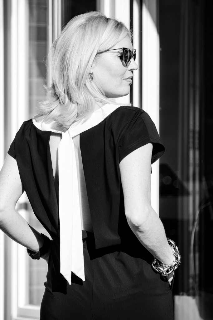 Minx Mode, Jumpsuit Minx, eleganter Jumpsuit, raffinierter Jumpsuit, Jumpsuit schwarz weiß, Deutsche Modedesigner, DMD, Fashionblog, Lieblingsstil.com