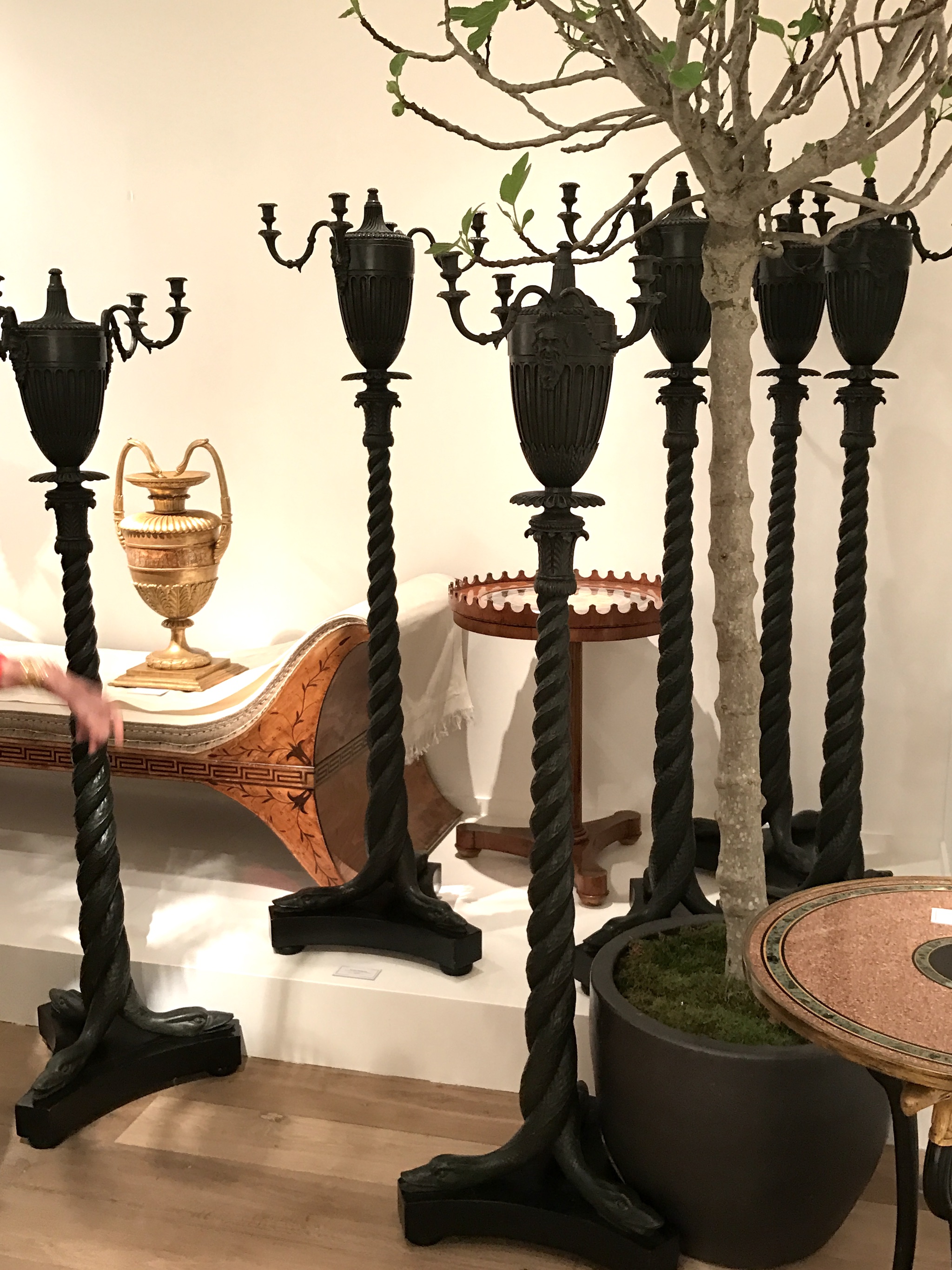 Frank Möller Fine Arts, antike Kerzenständer, TEFAF, art tour, Lieblingsstil.com,