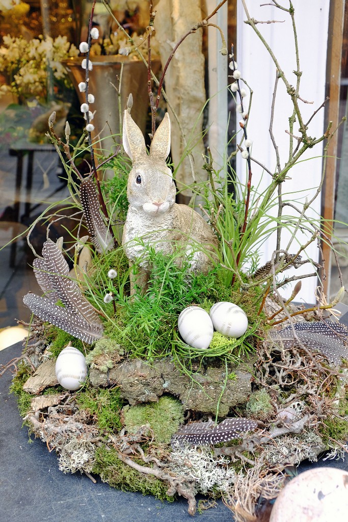 Osterdekoration, Osternest Dekoration, tolle Osterdekoration, schöne Osterdekoration, kreative Osterdekoration, Blumen Bergine, Lifestyleblog Lieblingsstil, Lieblingsstil.com, 1,DSCF1337