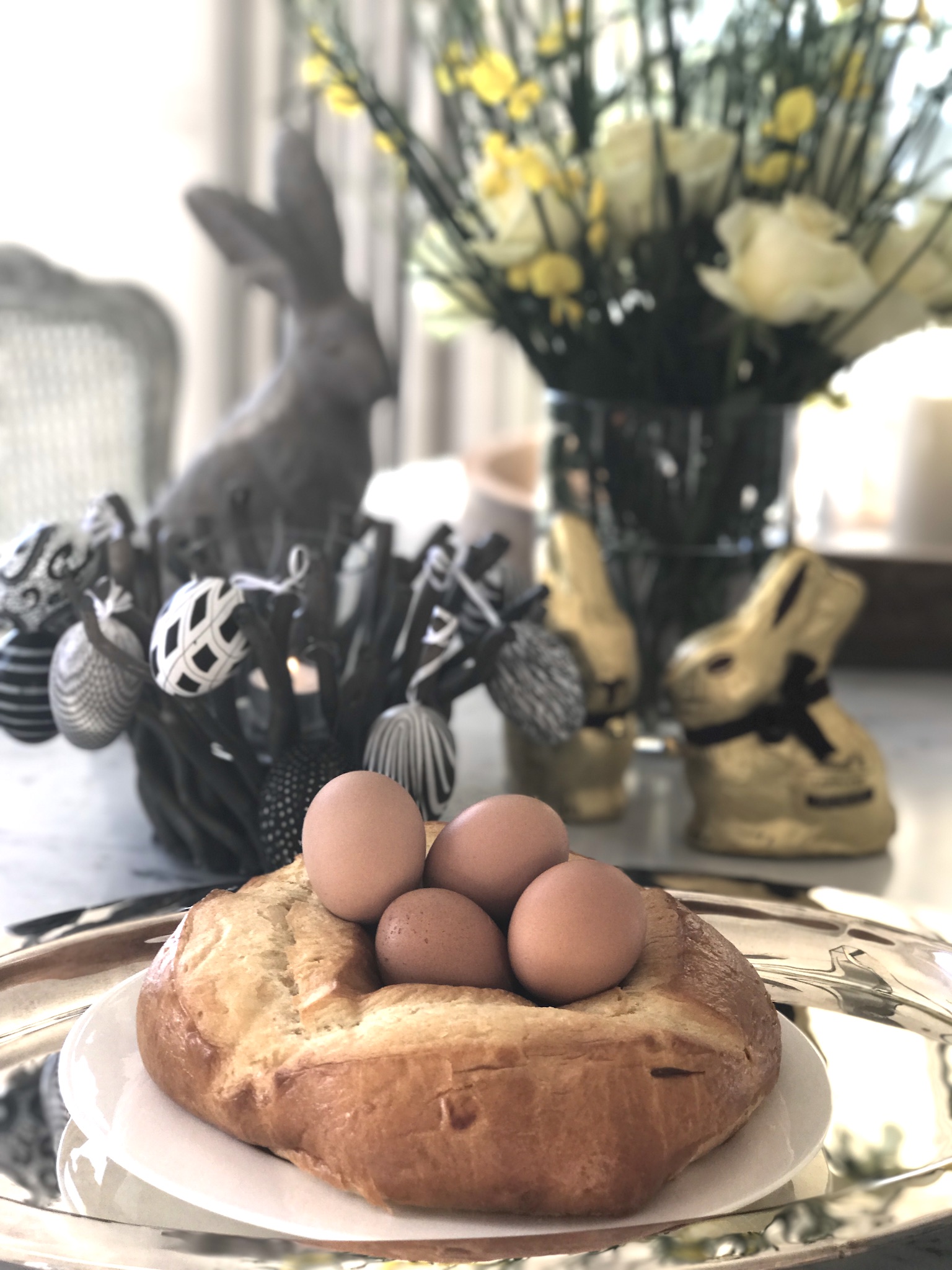 Osternest, Osterzopf mit Eiern, Osterstuten mit Eiern, Lifestyle Blog, Lieblingsstil.com,