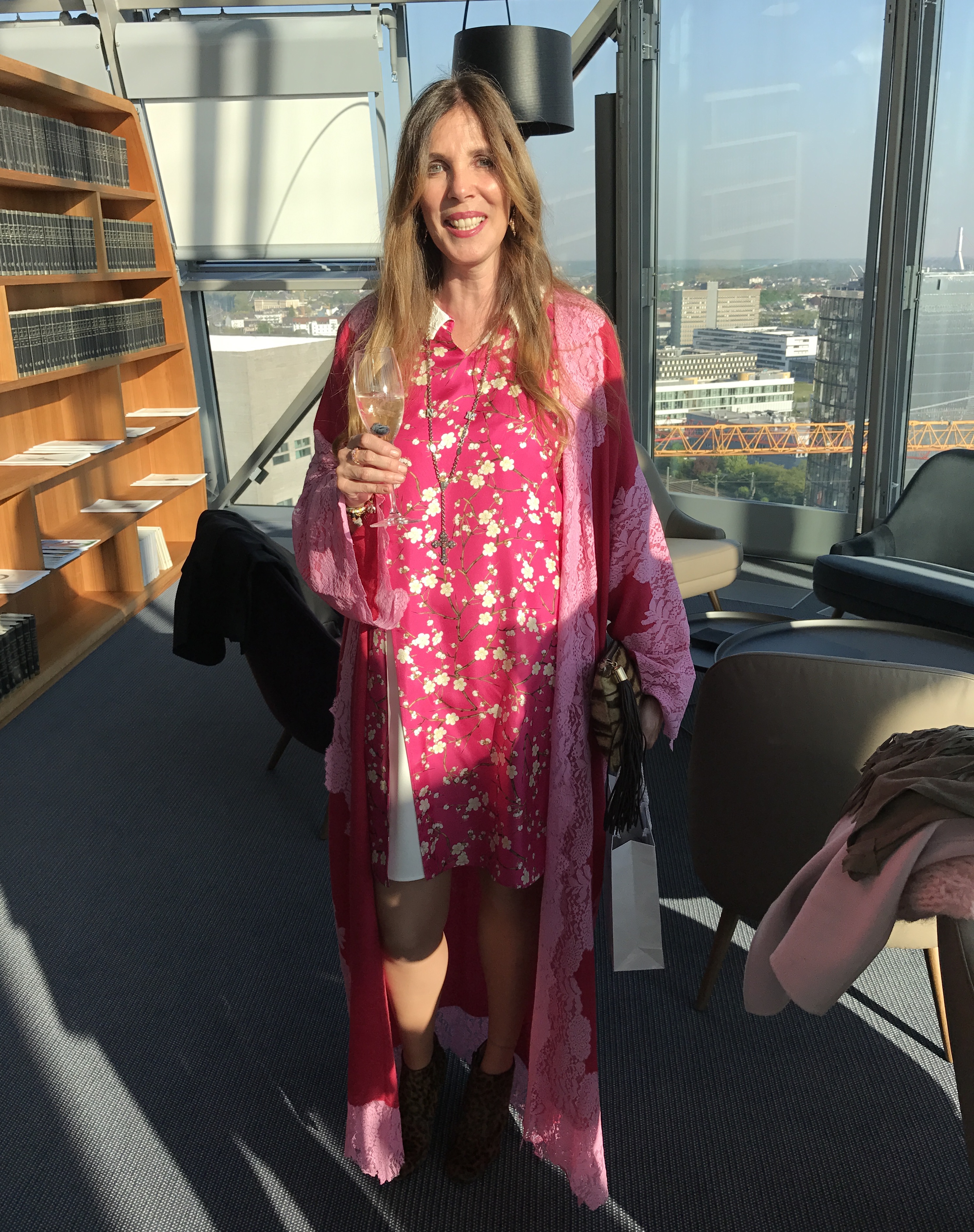 Bine Oehme, Anni Carlsson Kleid pink, Ladies Cocktail. Fashion-Blog, Lieblingsstil.com,