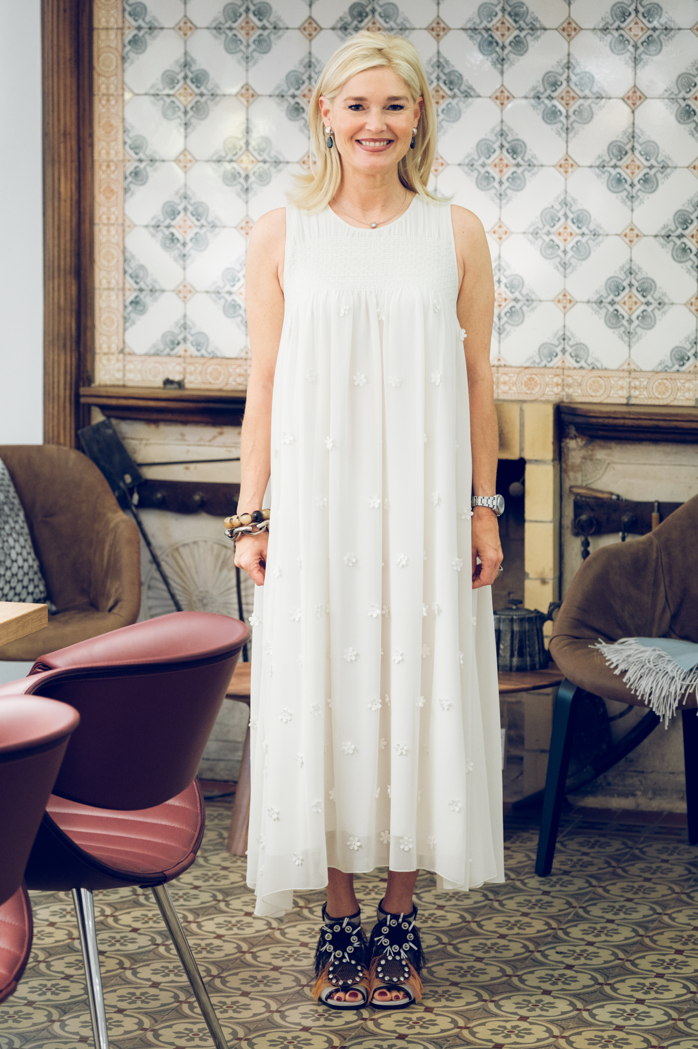 Hetkamp.de, Hetkamp Raesfeld, Hetkamp Einrichten und Mode, Langes Kleid creme Steffen Schraut, Sandalen Dorothee Schumacher, Fashion-Blog, Lieblingsstil.com,