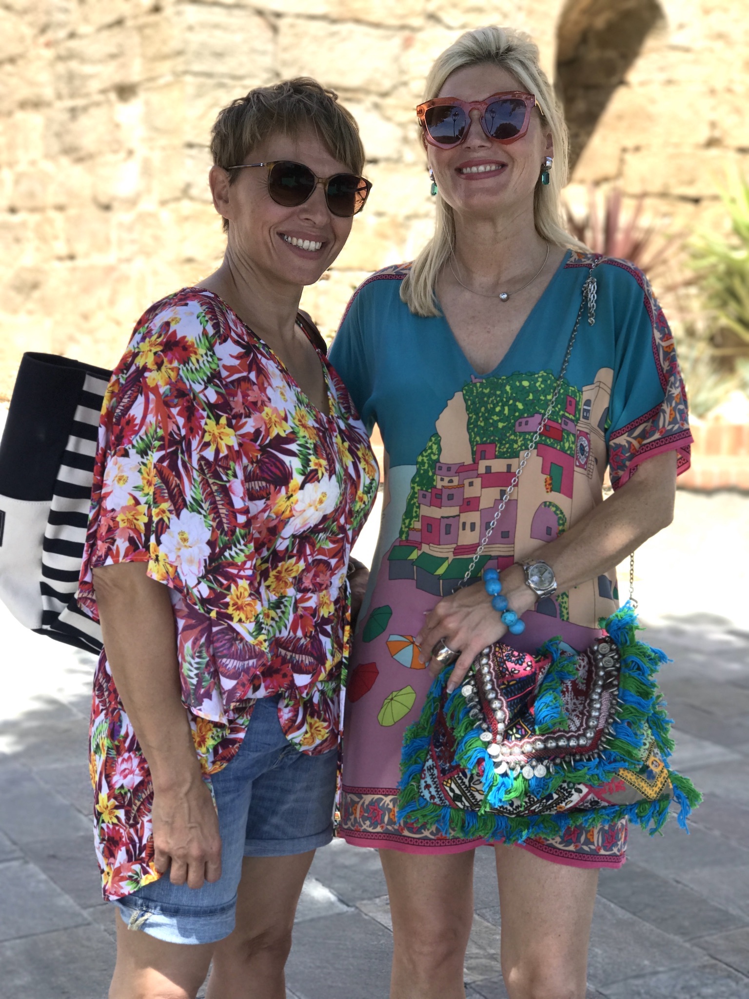 Tunika Aubade, Jeans Shorts Marc´O Polo, Seidenkelid St. Tropez, Fashion-Blog, Lieblingsstil.com,