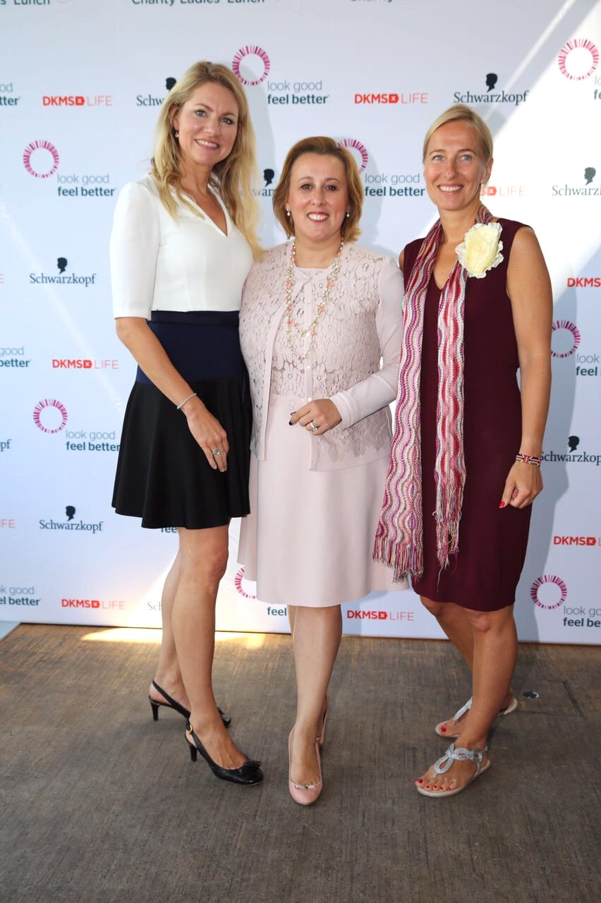 Nicole Blome-Hardorp, Marie-Eve Schröder, Sandra Chrsitmann, DKMS LIFE Ladies Lunch Düsseldorf, Lifestle-Blog, Lieblingsstil.com ,