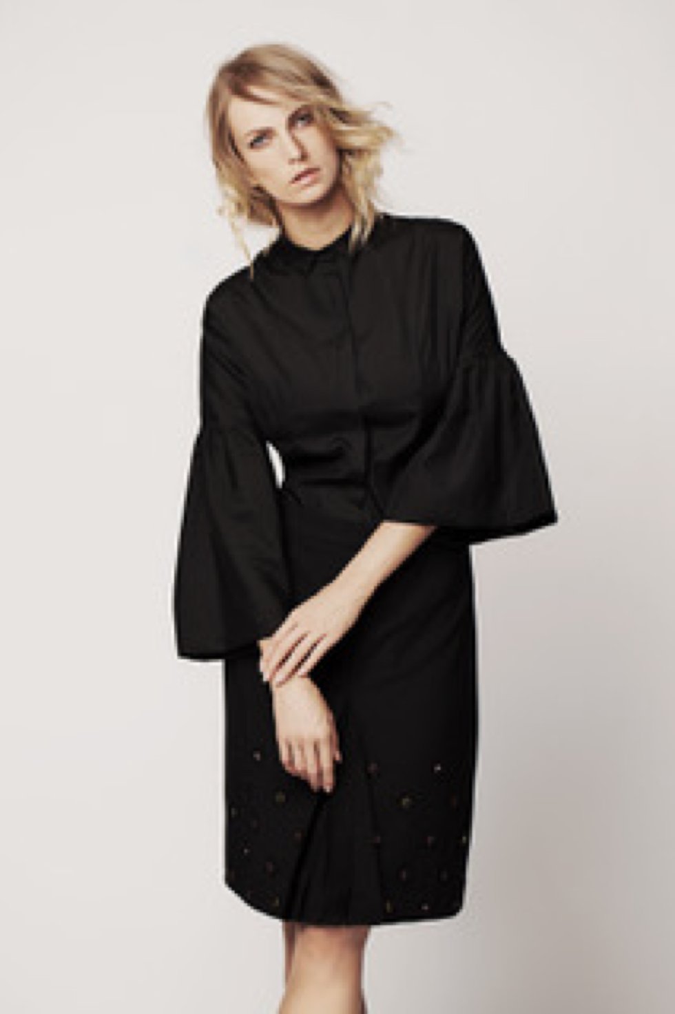 A-W 2017-18 BLUSE SCHWARZ TULPE 1