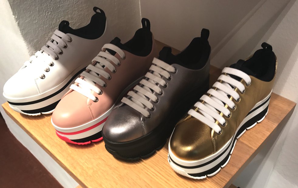Brooker Köln, Designer Schuhe Mittelstraße Köln, Designer Shoes Cologne, Designer Schuhe in Köln, Fashion-Blog, Lieblingsstil.com, Plateau Sneaker Prada,1,