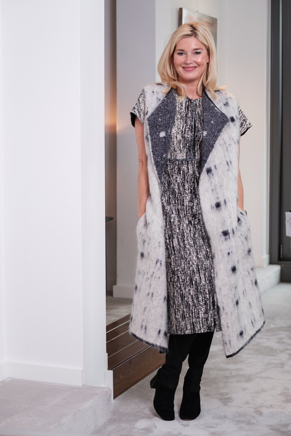 Petra Dieners in Dorothee Schumacher Herbstoutfit, Hetkamp Mode Raesfeld, Lieblingsstil.com,