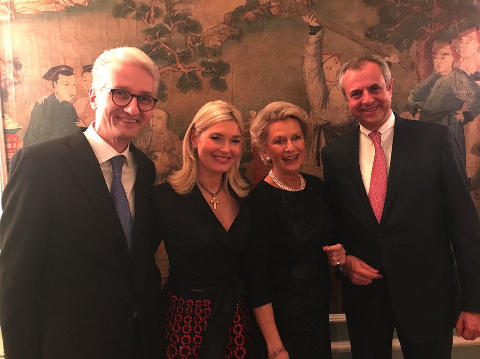 Andreas Dietzel, Petra Dieners, Petra Roth Bürgermeisterin Frankfurt a.D., Peter Dieners, Benefiz-Dinner Romatik Museum Frankfurt, Lieblingsstil.com