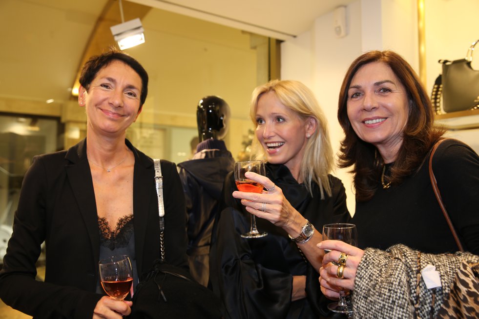 Marion Raddatz, Madeleine Holst-Gydesen, Petra Sandvoss, Aigner Event Düsseldorf, Lieblingsstil.com, JPG