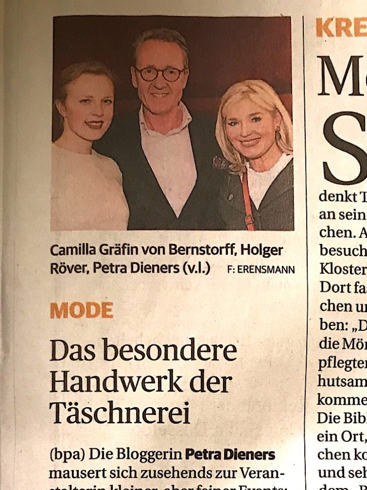 Rheinische Post Das besondere Handwerk der Täschnerei., Lifestyle-Blog, Lieblingsstil.com